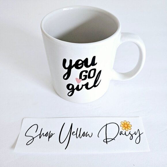 "You Go Girl"‎ Inspirational Ceramic Coffee Mug 12 Oz~F181.2 - Picture 1 of 6